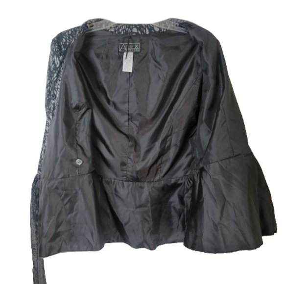 Alex Evenings Wrap Front Side Tie Evening Jacket - Picture 3 of 9